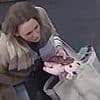 Moment shoplifting woman stuffs £400 worth of Jellycat toys down her trousers in audacious garden centre raid