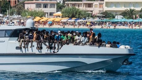 Migrants à Lampedusa