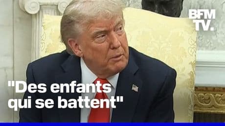 Donald Trump a comparé l'Ukraine et la Russie à "deux enfants qui se battent dans un parc"