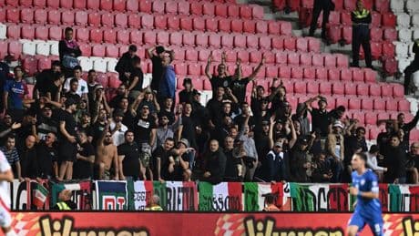 La afición italiana da la espalda al himno de Israel y protesta contra el genocidio en el tenso partido de clasificación para el Mundial