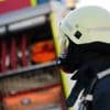 350 Kubikmeter Sperrmüll in Flammen: Großbrand auf Brandenburger Recyclinghof in Werneuchen