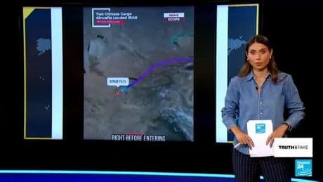 Chinese cargo planes secretly landing in Iran with aid?