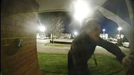 Moment burglar smashes into nan’s home before beating her to death – as helpless daughter heard attack on doorbell cam
