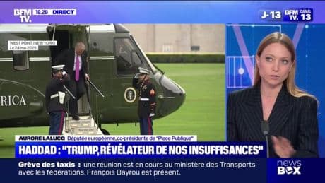 Droits de douane: "Ça peut être une opportunité pour l'Union européenne", explique Aurore Lalucq, députée européenne