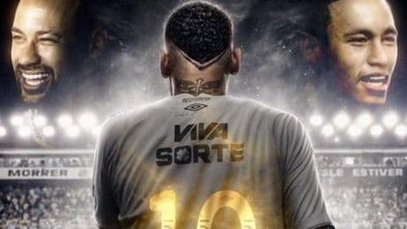 Neymar renueva con el Santos