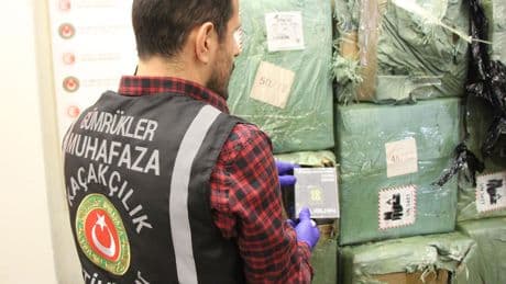 Kapıkule'de 463 kilo kimyasal madde ele geçirildi