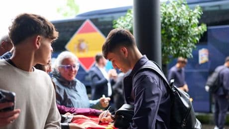 La selección española ya está en Múnich