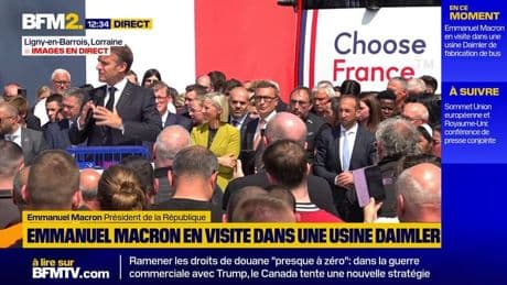 "Aucune fatalité": en Lorraine, Emmanuel Macron rassure sur les investissements industriels