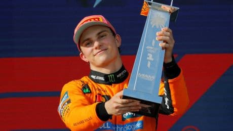 Oscar Piastri extends title lead with Miami Grand Prix win as Lando Norris and Max Verstappen clash