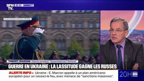 Guerre en Ukraine: "On a besoin d'une paix durable et pas d'un accord de cessez-le-feu", indique Thierry Mariani, député européen (RN)