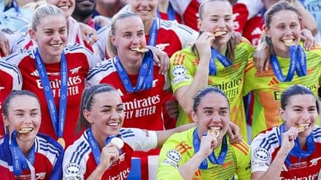Kadınlar Şampiyonlar Ligi'nde şampiyon Arsenal oldu!