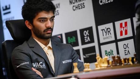 Gukesh cumple 19 años tumbando al líder, Caruana, en la 4ª ronda del Norway Chess