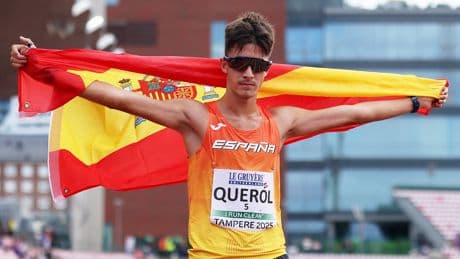 Joan Querol, el joven con autismo que es campeón de Europa sub-20 en los 10.000m marcha