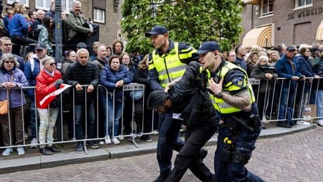 Pro-Palestina demonstranten verstoren viering vrijheid Wageningen