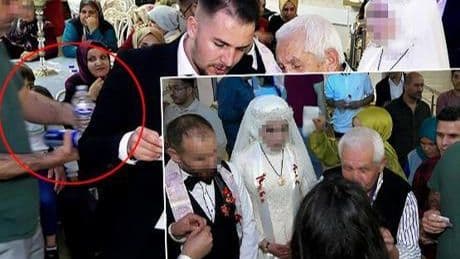 Gerçek kimliği şoke etti! Gelin damada su ikramı etti, takı merasimine katıldı... Sonrası inanılmaz