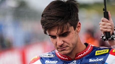 "¿Si me arrepiento de haber subido a Moto2 y de no haberme quedado en Moto3 para intentar ganar el título? Lo he pensado muchas veces"