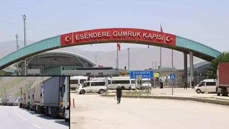 İran'a açılan sınır kapısında TIR kuyruğu oluştu!