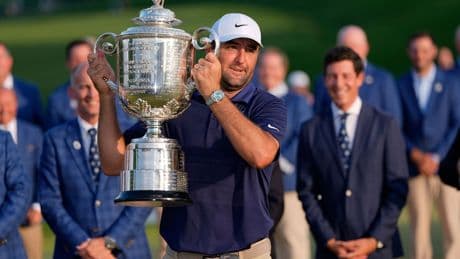 Scottie Scheffler hails mental strength after US PGA win over Jon Rahm