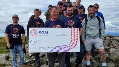 Dumfries workers climb Criffel after pal beats aggressive form of lung cancer
