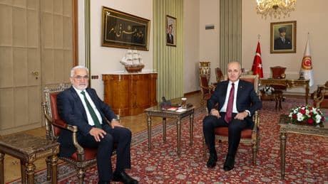 TBMM Başkanı Numan Kurtulmuş, HÜDA PAR Genel Başkanı Yapıcıoğlu ile görüştü