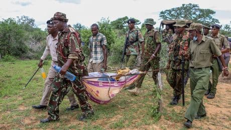 Five bodies are exhumed from shallow graves in Kenya near a doomsday cult sitea