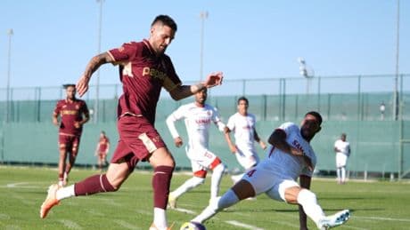Trabzonspor hazırlık maçında mağlup