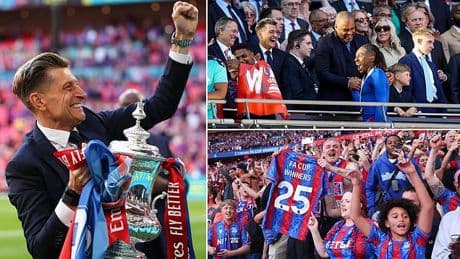 Crystal Palace legend MARK BRIGHT reveals what chairman Steve Parish told him after their FA Cup triumph at Wembley