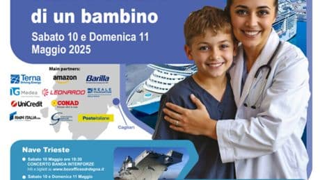 A Cagliari esami sanitari gratis per i bambini? Sì, ma sulla nave da guerra. “Per far digerire la maxi-esercitazione”