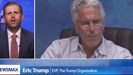 Eric Trump tosses out hilarious defense of Epstein birthday drawing: ‘My father does not sketch’