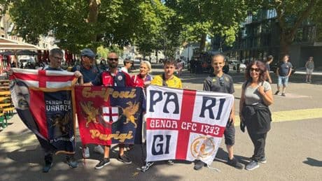 Club Grifoni Parigi, la prima volta con il Genoa in Francia: “Bello una partita qui da noi”