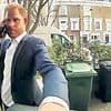 Moment blundering Prince Harry knocks on wrong door by mistake whilst visiting London friend whilst he was in UK arguing he needed extra police protection