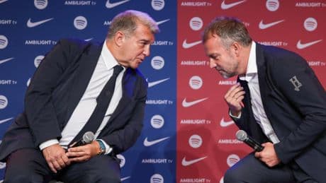 Semana de firmas y deseos para Flick en Can Barça