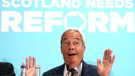 Nigel Farage's chaotic press conference shows he is a liability for Reform UK in Scotland