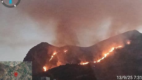 Nuevo incendio forestal en la provincia de Málaga: Alcaucín lucha contra su segundo fuego en cuatro días