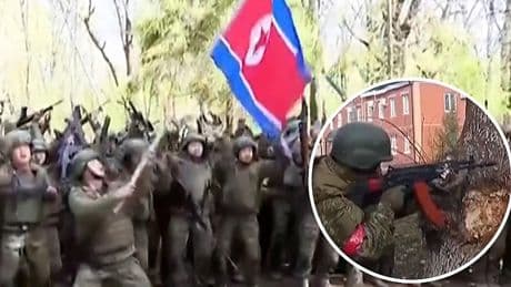 Staatstelevisie Noord-Korea deelt beelden van 'militairen op slagveld Oekraïne'