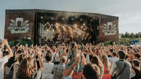 Nur nächsten Samstag - Freier Eintritt  zum Biergarten-Festival Katharinenberg