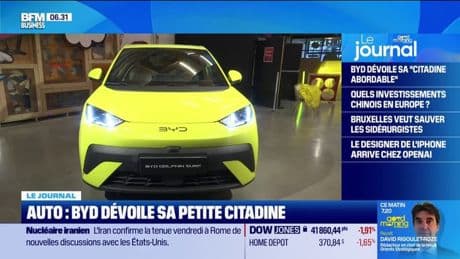 Auto : BYD dévoile sa petite citadine