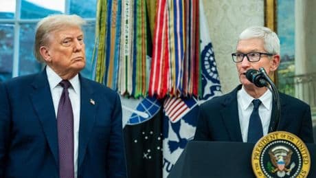 Trump amenaza a la Unión Europea con más aranceles si persigue a las tecnológicas
