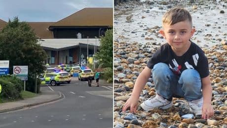 Boy, 4, killed after being hit by bus outside hospital in Margate