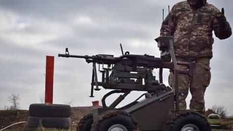 Ukraine's soldiers are giving robots guns and grenade launchers to fire at the Russians in ways even 'the bravest infantry' can't