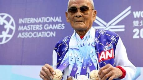 World Masters Games: 105 Jahre alter Sawang Janpram gewinnt 100 Meter-Lauf
