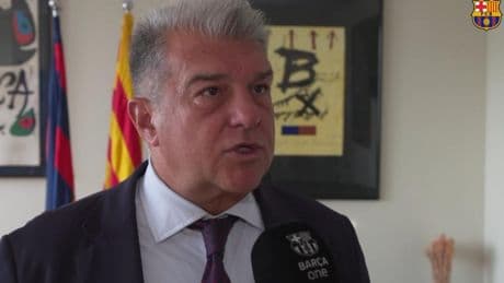 Laporta: "Habrá que volver con más fuerza para ganar la Euroliga"