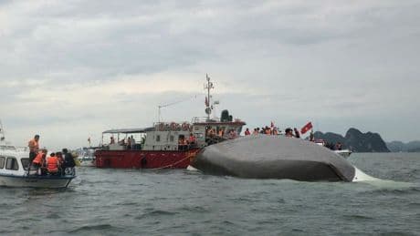 18 dead, 23 missing as tourist boat capsizes during Vietnam thunderstorm
