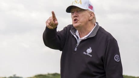 Donald Trump opens new golf course at Aberdeenshire resort