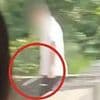 Shocking moment student strolls through school with a massive knife - forcing classes into lockdown as two are injured