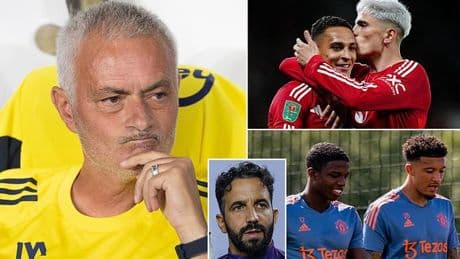 Jose Mourinho 'pushes to sign member of Ruben Amorim's bomb squad' - as Fenerbahce boss looks to offer escape route to Man United exile