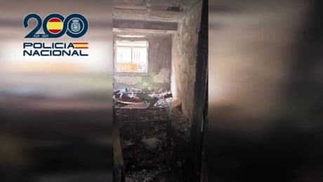 Detenido por presuntamente provocar un incendio en una casa habitada en Valencia