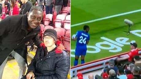 Liverpool racism arrest fan revealed: Wheelchair user season ticket holder, 47, suspected of insulting Antoine Semenyo