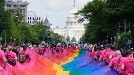 AP PHOTOS: World Pride gathers LGBTQ+ advocates in Washington for 50th anniversary