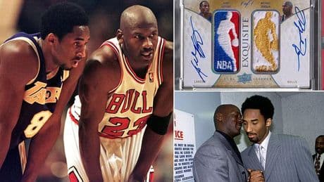 Kobe Bryant-Michael Jordan trading card breaks auction record after experts valued it at JUST $6million